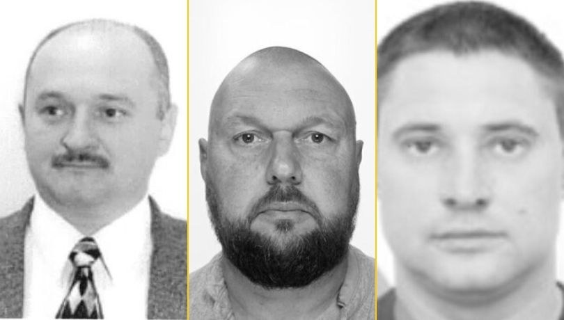 Andrei Baburow, Tomas Dowgan Stabacinskas i Danił Gromow poszukiwani w związku z terroryzmem /Prokuratura Litwy /
