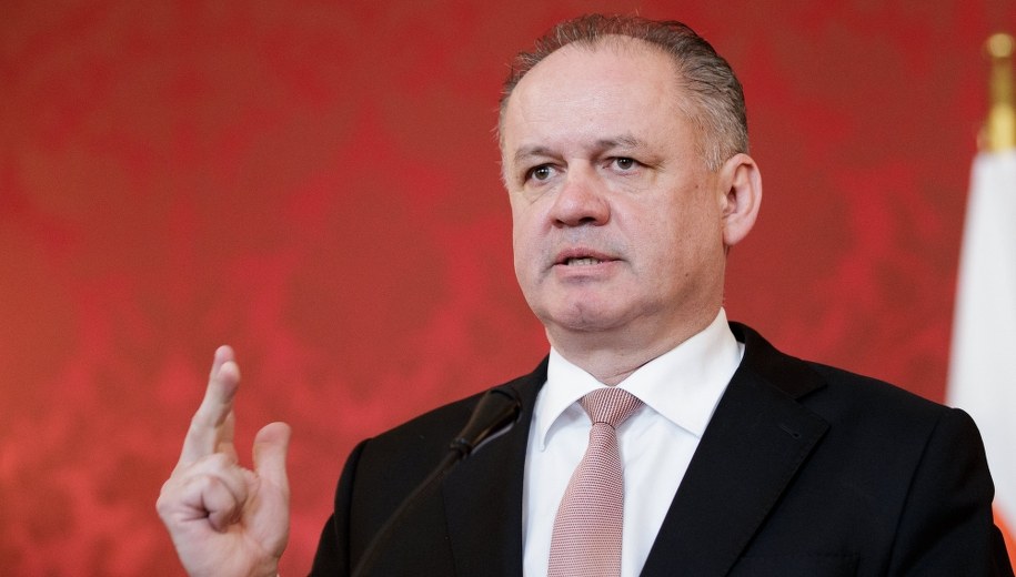 Andrej Kiska /Lisi Niesner  /PAP/EPA