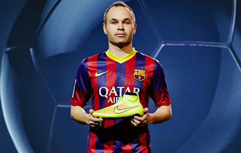 Andres Iniesta prezentuje nowe Nike Magista /materiały prasowe