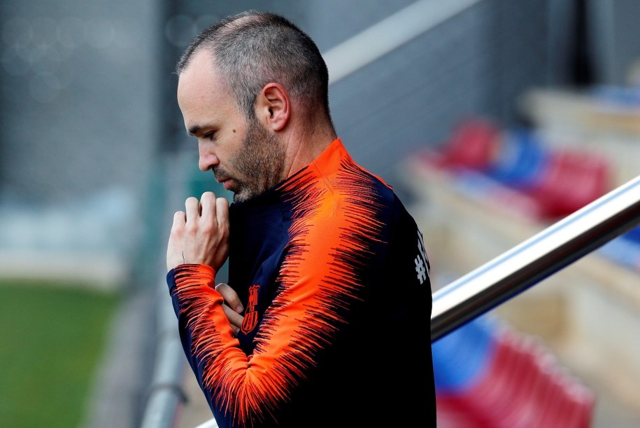 Andres Iniesta /ALEJANDRO GARCIA/EFE /PAP/EPA