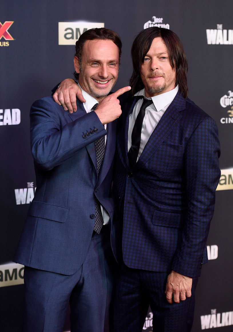 Andrew Lincoln i Norman Reedus /Frazer Harrison /Getty Images