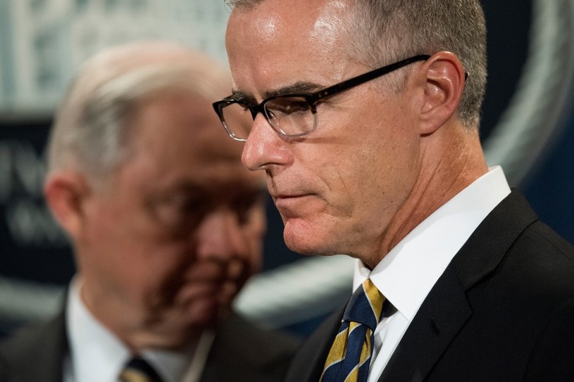 Andrew McCabe i Jeff Sessions /AFP