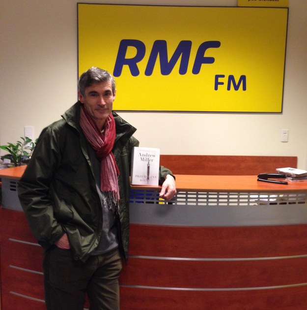 Andrew Miller w warszawskiej redakcji RMF FM [fot. Oskar Błachut] /RMF FM