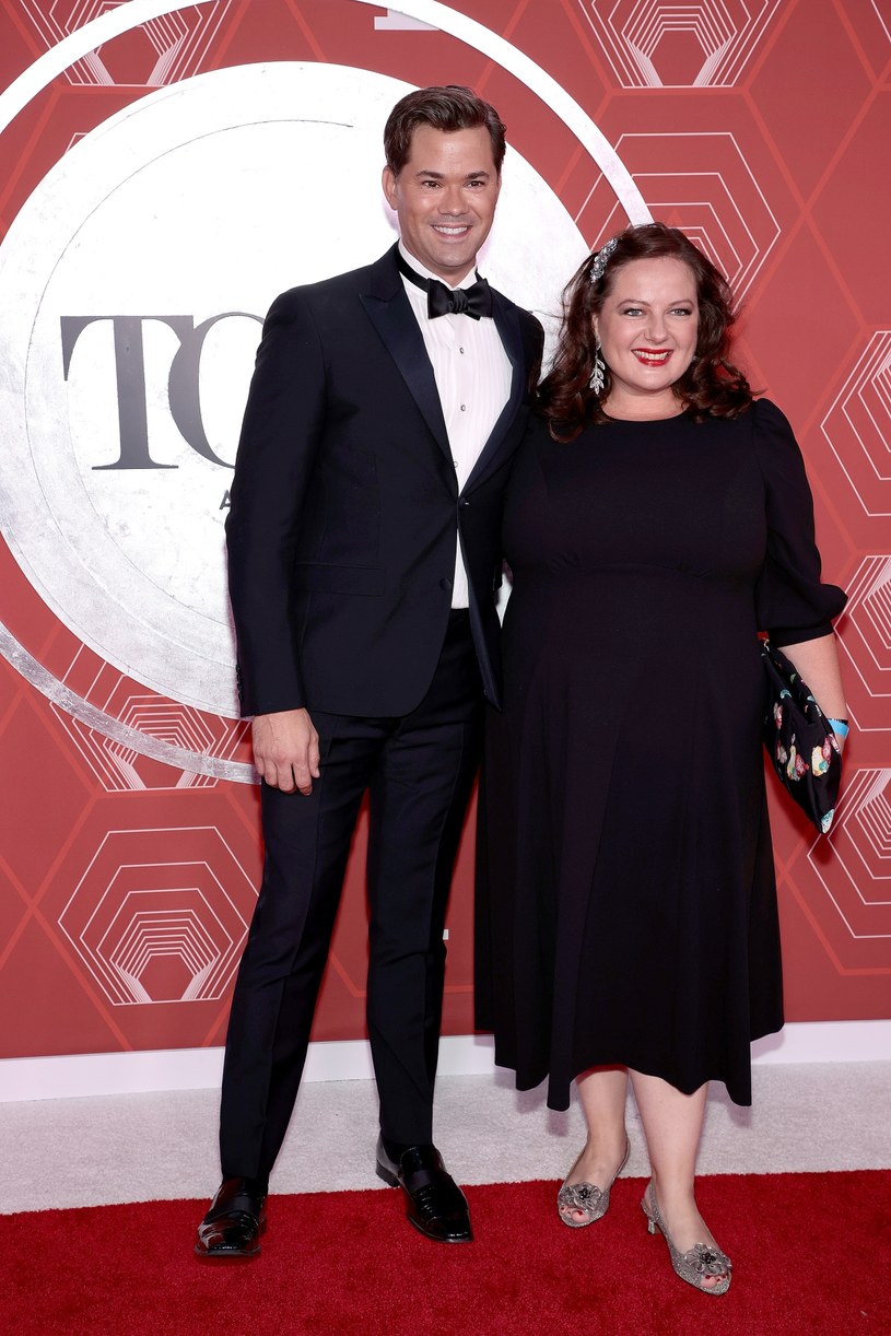 Andrew Rannells i Zuzanna Szadkowski w 2021 roku /Dimitrios Kambouris/Getty Images for Tony Awards Productions /Getty Images