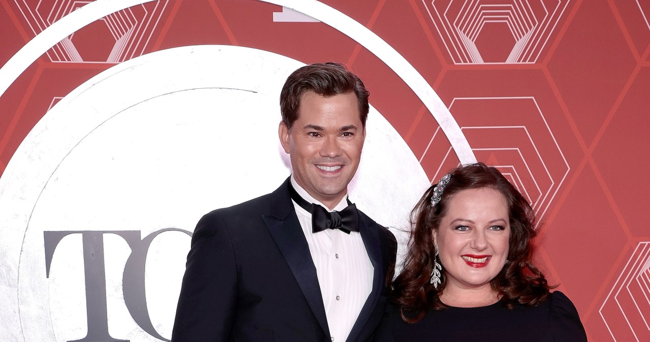 Andrew Rannells i Zuzanna Szadkowski w 2021 roku /Dimitrios Kambouris/Getty Images for Tony Awards Productions /Getty Images