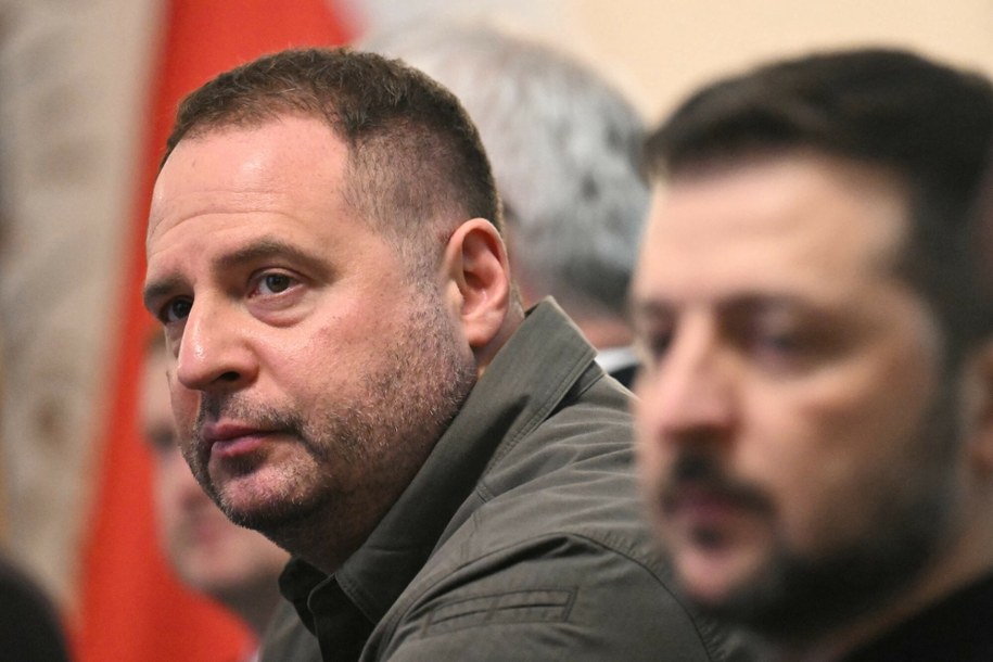Andrij Jermak i Wołodymyr Zełenski /SERGEI GAPON/AFP/East News /East News