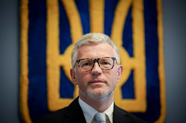 Andrij Melnyk, ambasador Ukrainy w Niemczech /Kay Nietfeld  /PAP/DPA