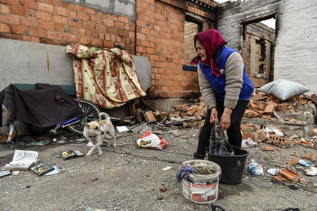 Andreejvka / OLEG PETRASYUK / PAP / EPA in the Kiev region after the Russian invasion