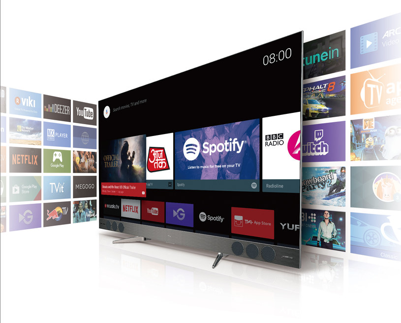 Android TV w wersji na QLED marki TCL /materiały prasowe