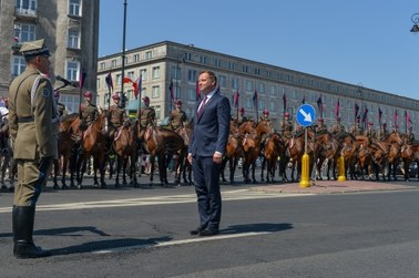 Andrzej Duda do żołnierzy: Jesteśmy z Was dumni. Pokazujecie wielkość Polski