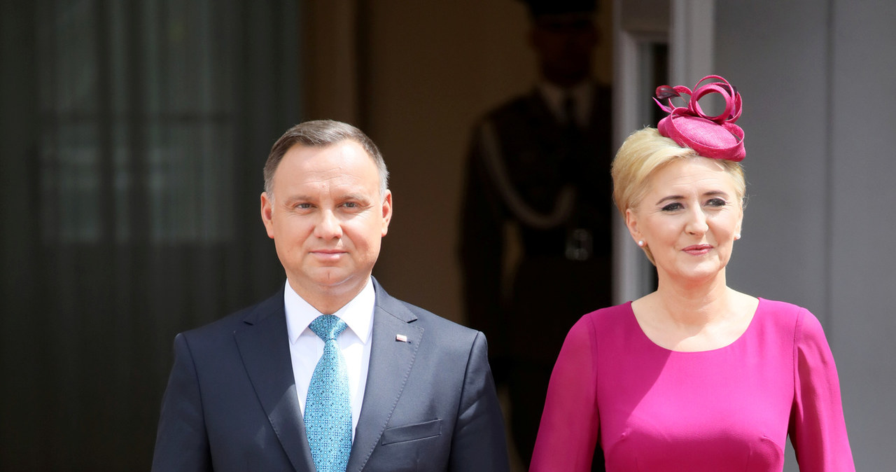 Andrzej Duda i Agata Duda /Rafal Oleksiewicz/REPORTER /Reporter