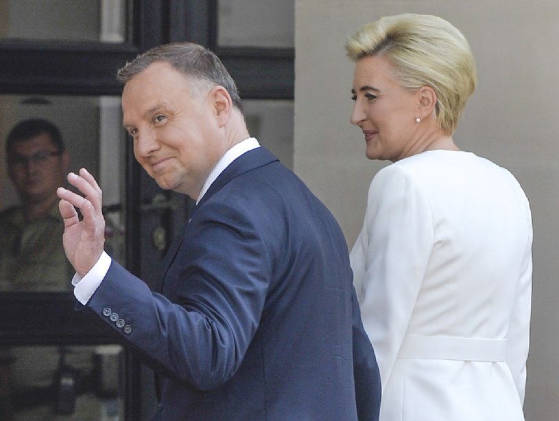 Andrzej Duda i Agata Duda /Niemiec /AKPA