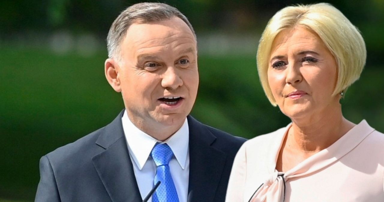 Andrzej Duda i Agata Duda /Niemiec /AKPA
