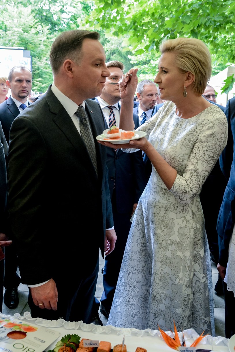 Andrzej Duda i Agata Kornhauser-Duda, fot. Mariusz Gaczyński /East News