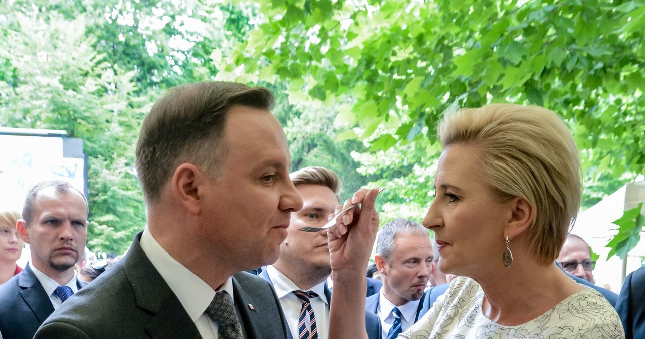 Andrzej Duda i Agata Kornhauser-Duda, fot. Mariusz Gaczyński /East News