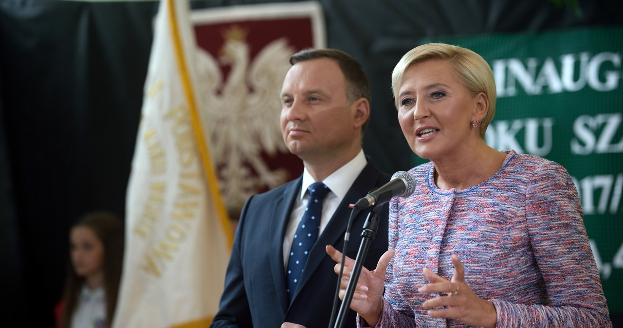 Andrzej Duda i Agata Kornhauser-Duda /Adam Chełstowski /Agencja FORUM