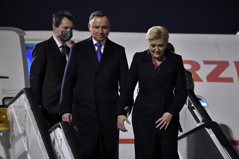 Andrzej Duda i Agata Kornhauser-Duda /Radek Pietruszka /PAP