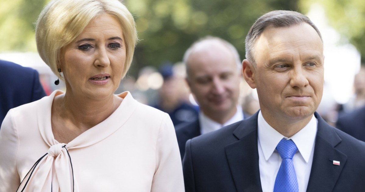 Andrzej Duda i Agata Kornhauser-Duda /Filip Naumienko/REPORTER /East News