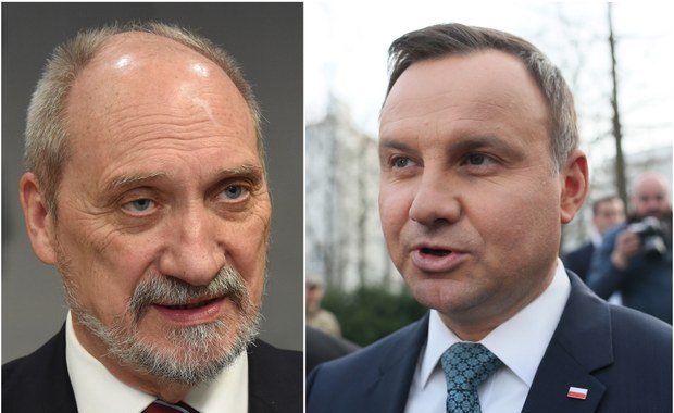 Andrzej Duda i Antoni Macierewicz zapewniają o "pełnym poparciu" dla operacji USA w Syrii