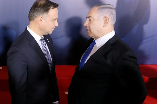 Andrzej Duda i Benjamin Netanjahu /Piotr Mołecki /East News