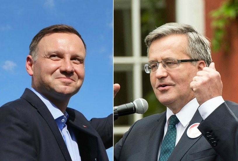 Andrzej Duda i Bronisław Komorowski /east news/pap  /INTERIA.PL