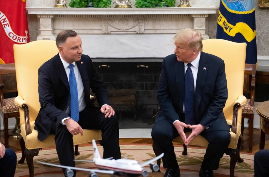 Andrzej Duda i Donald Trump w 2020 roku w Białym Domu /SAUL LOEB /AFP/EAST NEWS