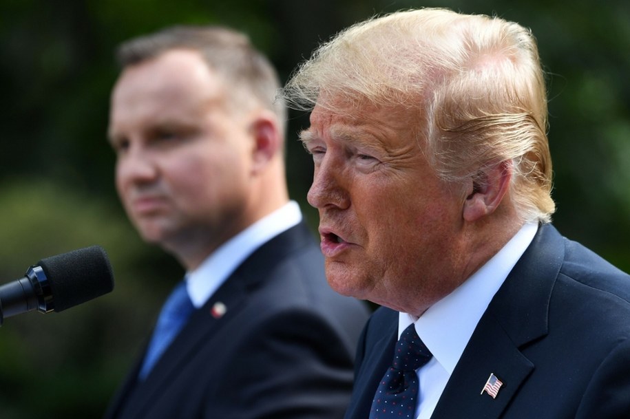 Andrzej Duda i Donald Trump w Białym Domu w czerwcu 2020 r. /SAUL LOEB/AFP/East News /East News