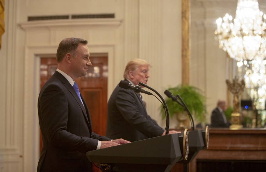 Andrzej Duda i Donald Trump /TASOS KATOPODIS / POOL /PAP/EPA