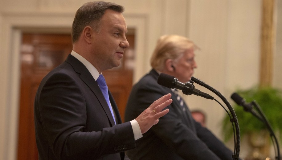 Andrzej Duda i Donald Trump /Tasos Katopodis  /PAP/EPA