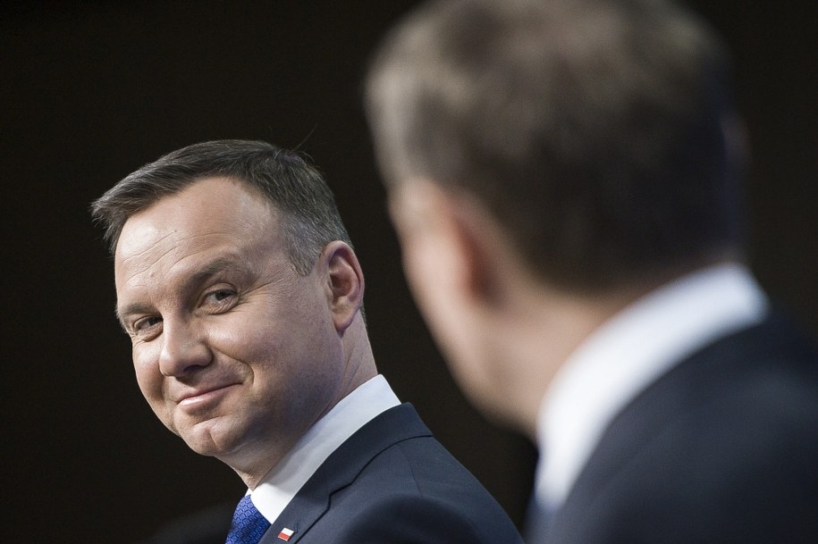 Andrzej Duda i Donald Tusk /Wiktor Dabkowski    /PAP