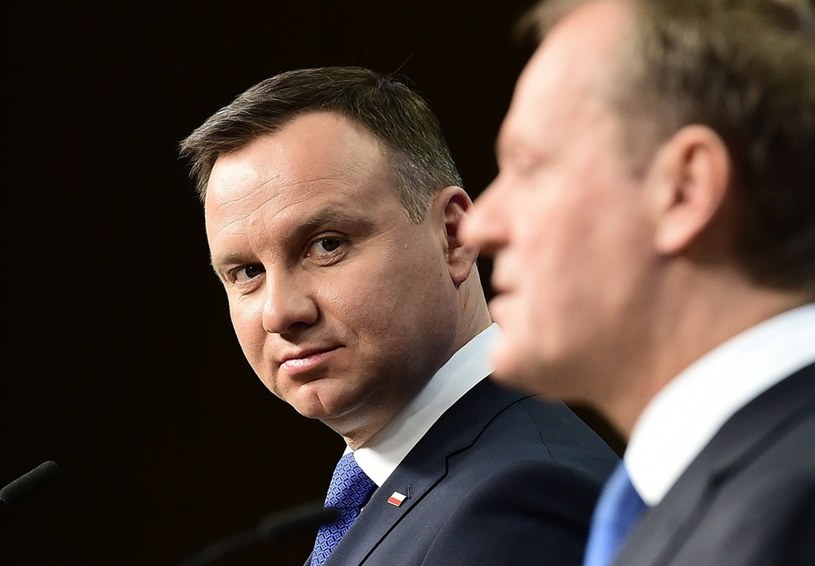 Andrzej Duda i Donald Tusk /EMMANUEL DUNAND /East News