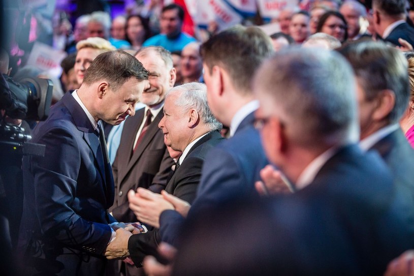 Andrzej Duda i Jarosław Kaczyński /WOJTEK RADWANSKI / AFP /East News