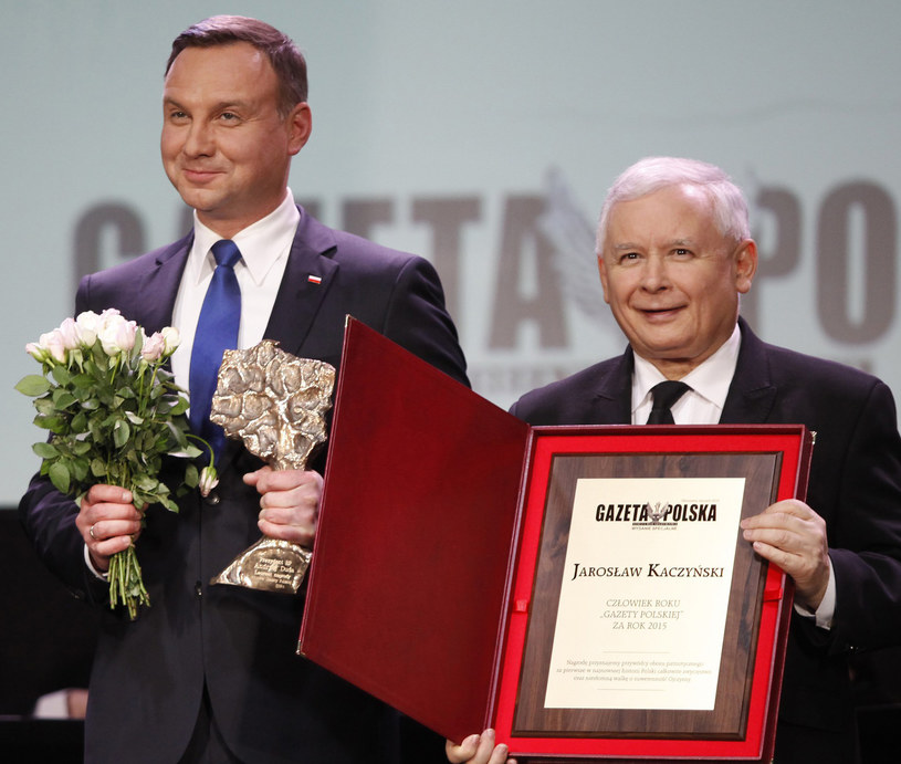 Andrzej Duda i Jarosław Kaczyński /Stefan Maszewski /Reporter