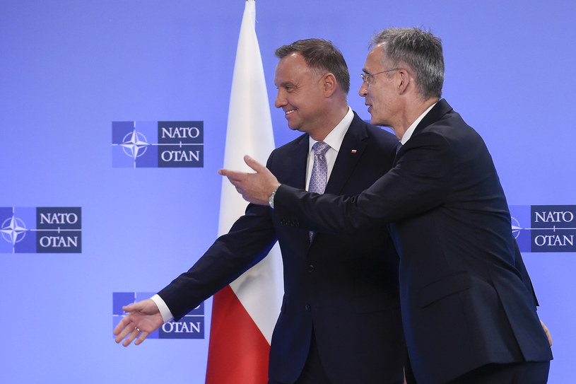 Andrzej Duda i Jens Stoltenberg /AFP
