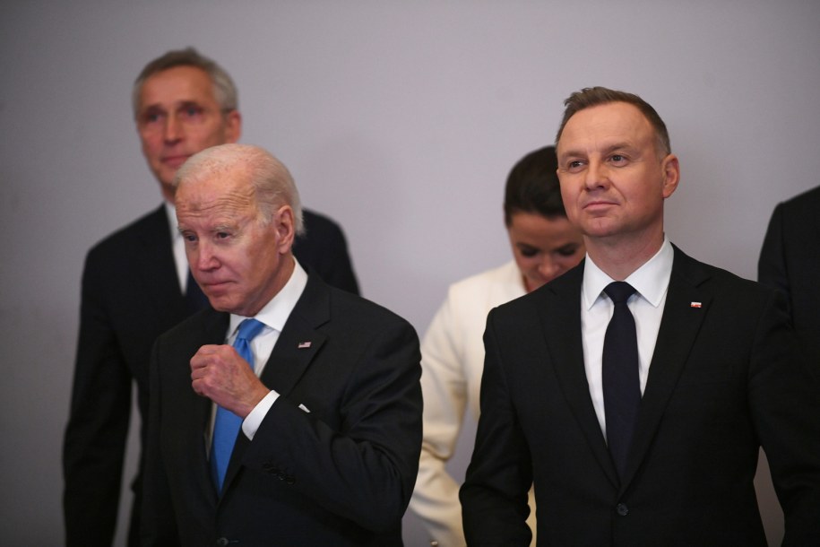 Andrzej Duda i Joe Biden w Warszawie / 	Marcin Obara  /PAP