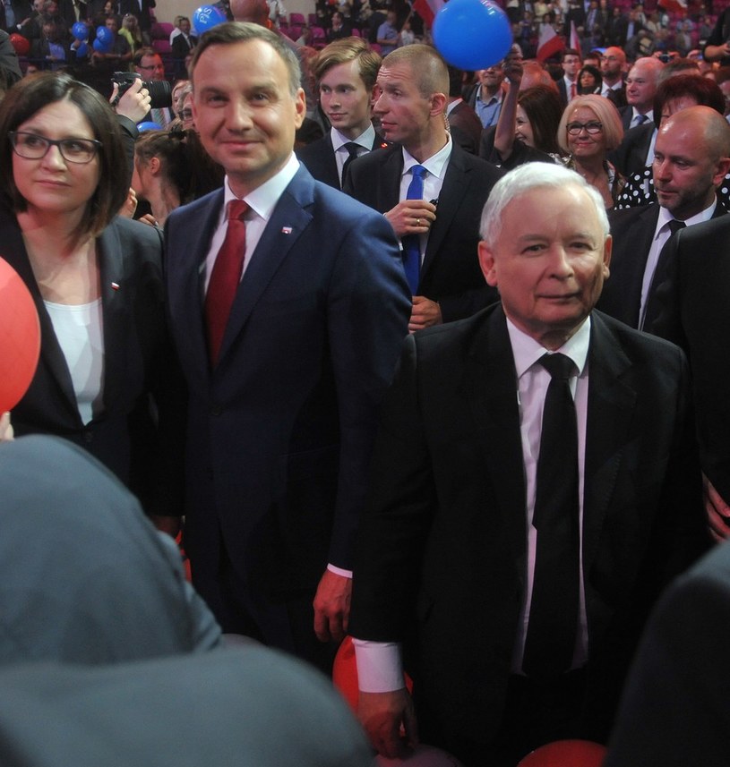 Andrzej Duda i Kaczyński /Witold Rozbicki /Reporter