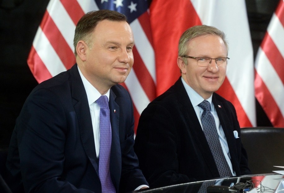 Andrzej Duda i Krzysztof Szczerski /Jan Bielecki/East News /East News