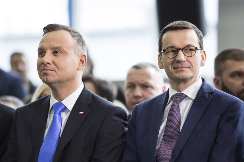 Andrzej Duda i Mateusz Morawiecki /Andrzej Hulimka  /East News