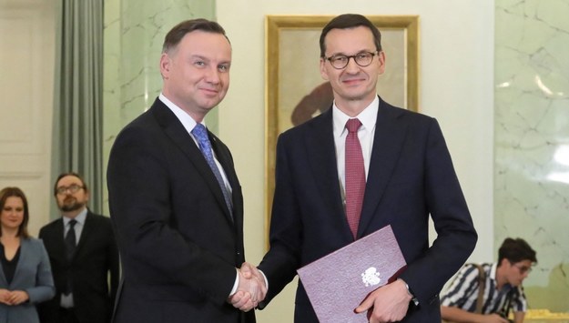 Andrzej Duda i Mateusz Morawiecki /Paweł Supernak /PAP