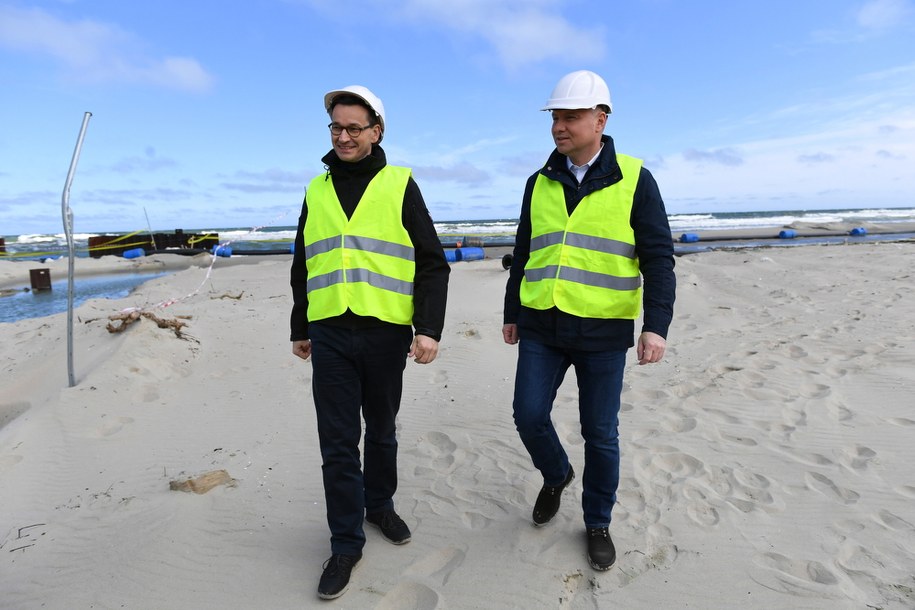 Andrzej Duda i Mateusz Morawiecki / 	Adam Warżawa    /PAP