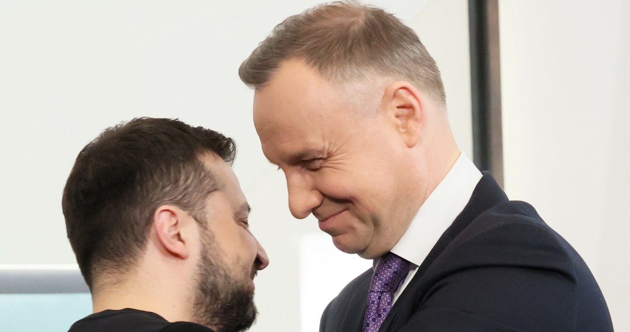 Andrzej Duda i Wołodymyr Zełenski /Paweł Wodzyński /East News