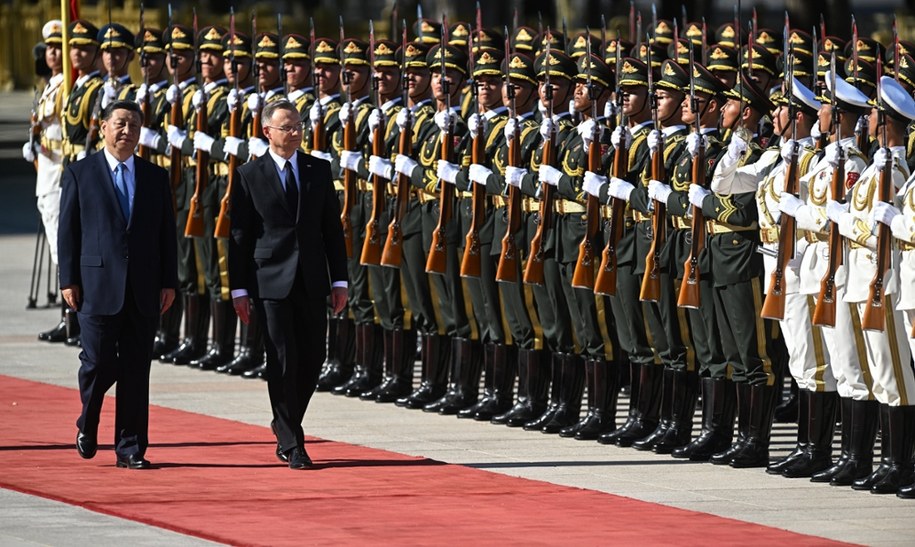 Andrzej Duda i Xi Jinping / 	Radek Pietruszka   /PAP