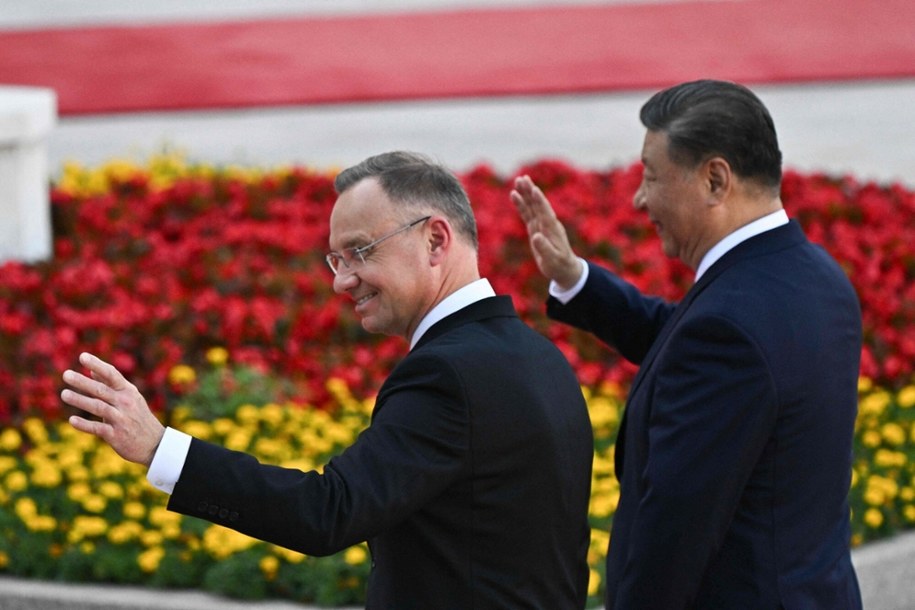 Andrzej Duda i Xi Jinping /PEDRO PARDO/AFP /East News