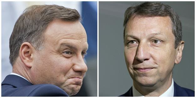 Andrzej Duda (L, prezydent, fot. AFP) i Andrzej Halicki, minister administracji. Fot. M. Luczniewski /Reporter