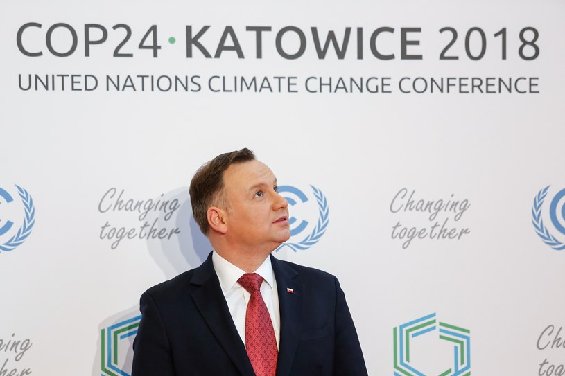 Andrzej Duda na COP24 /Tomasz Kawka /East News