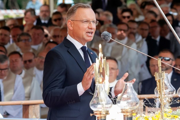 Andrzej Duda na Jasnej Górze /Waldemar Deska /PAP