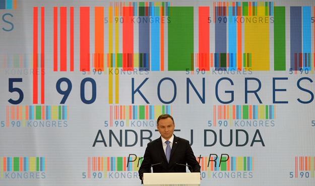 Andrzej Duda na Kongresie 590 /PAP