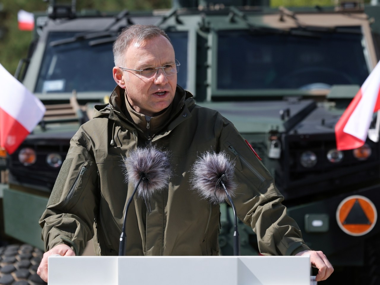 Andrzej Duda na Litwie o przesmyku suwalskim i pomocy sąsiadowi