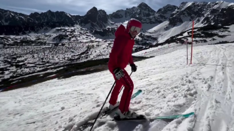 Andrzej Duda na nartach. Opublikował nagranie