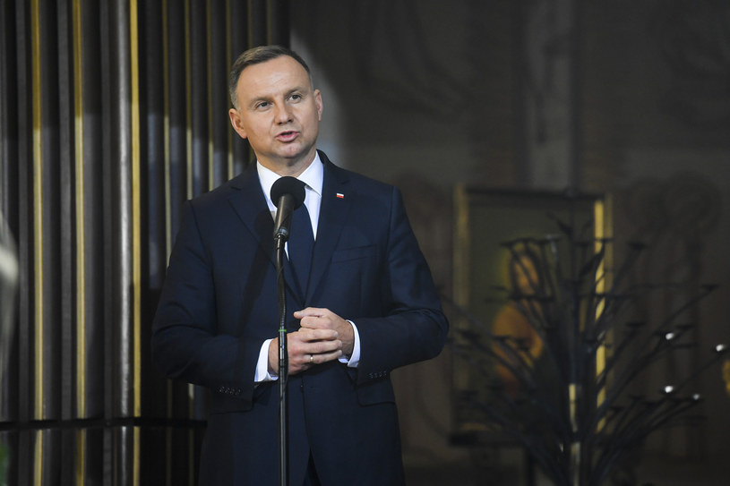 Andrzej Duda na pogrzebie Franciszka Pieczki /Piętka Mieszko /AKPA